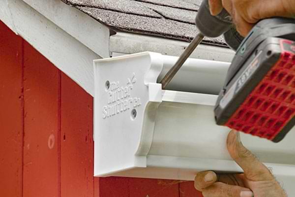 Installing Gutter Shutter Seamless Gutter System